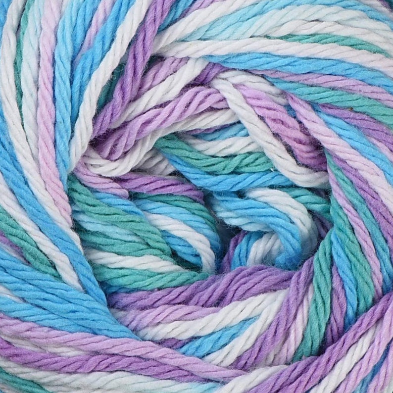 2oz Blue and Purple Ombre with a bit of white BEACH BALL Lily Sugar N/' Cream The Original 2 ounce size 95yd ea