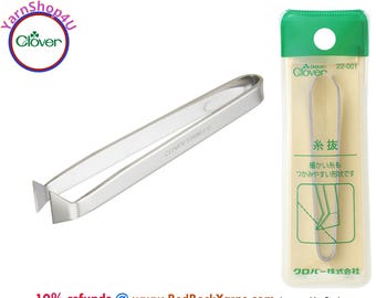 CLOVER THREAD TWEEZER with flat sharp flat point for removing threads 22-001 Product #522