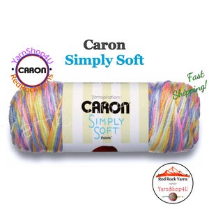 BABY BRIGHTS - Caron Simply Soft Paints. 5oz / 235yds (141g / 215m) 100% Acrylic yarn. Color #22015