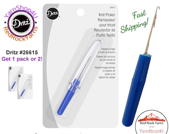 Dritz Knit Picker (20% refund after purchase) Small latch hook for fixing snags on knits and wovens. Item #26615
