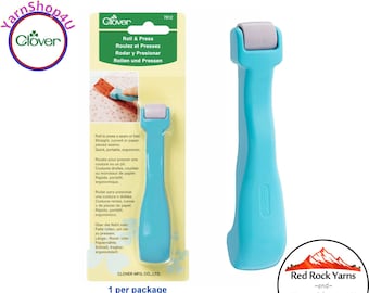 Clover Roll & Press. Won't pull or distort fabric. Roll to press seam or fold. Prevents seam impression on right side. Art No 7812