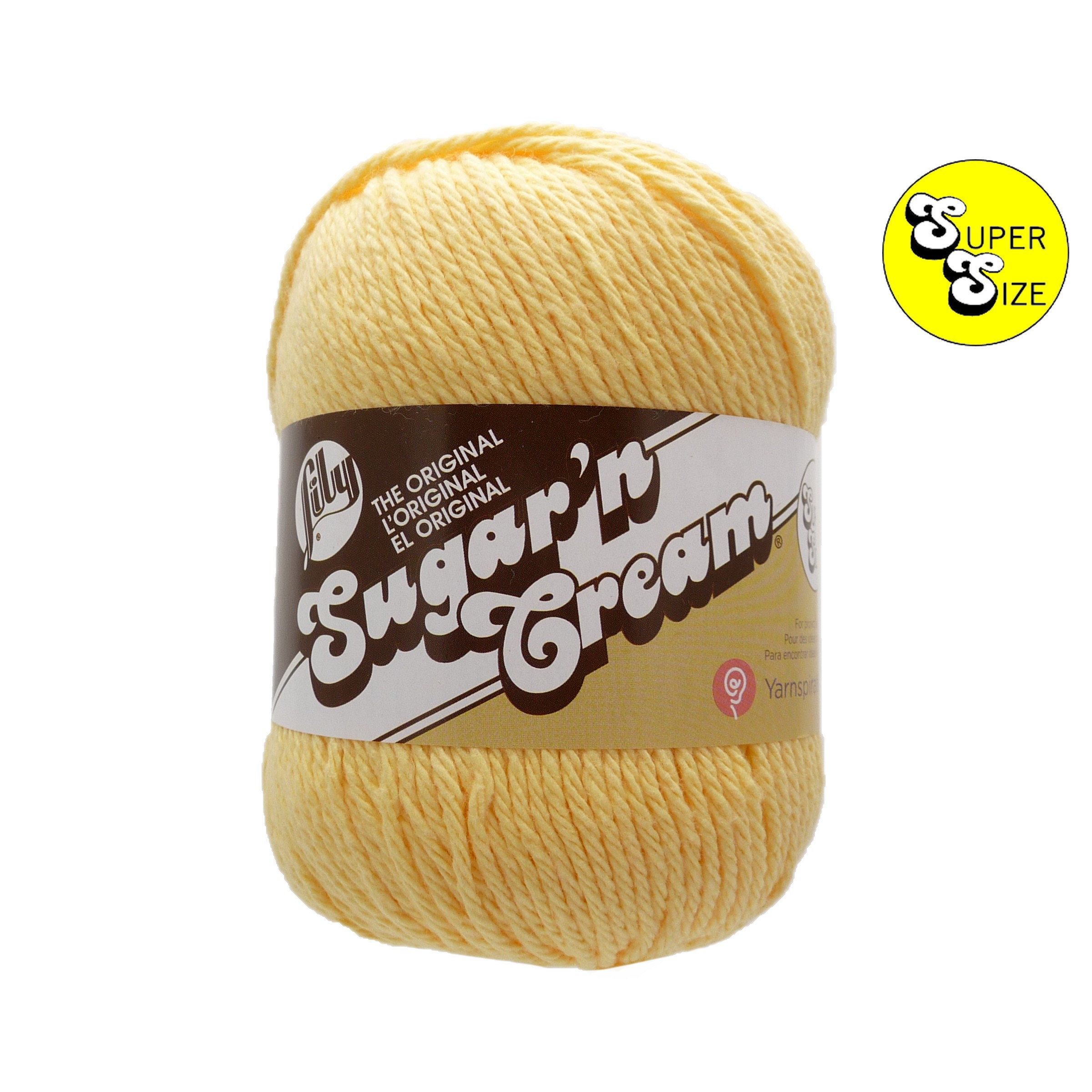 POTPOURRI Super Size 3oz, 143yds. 100% Cotton yarn. Original Lily Sugar N  Cream (3 ounces