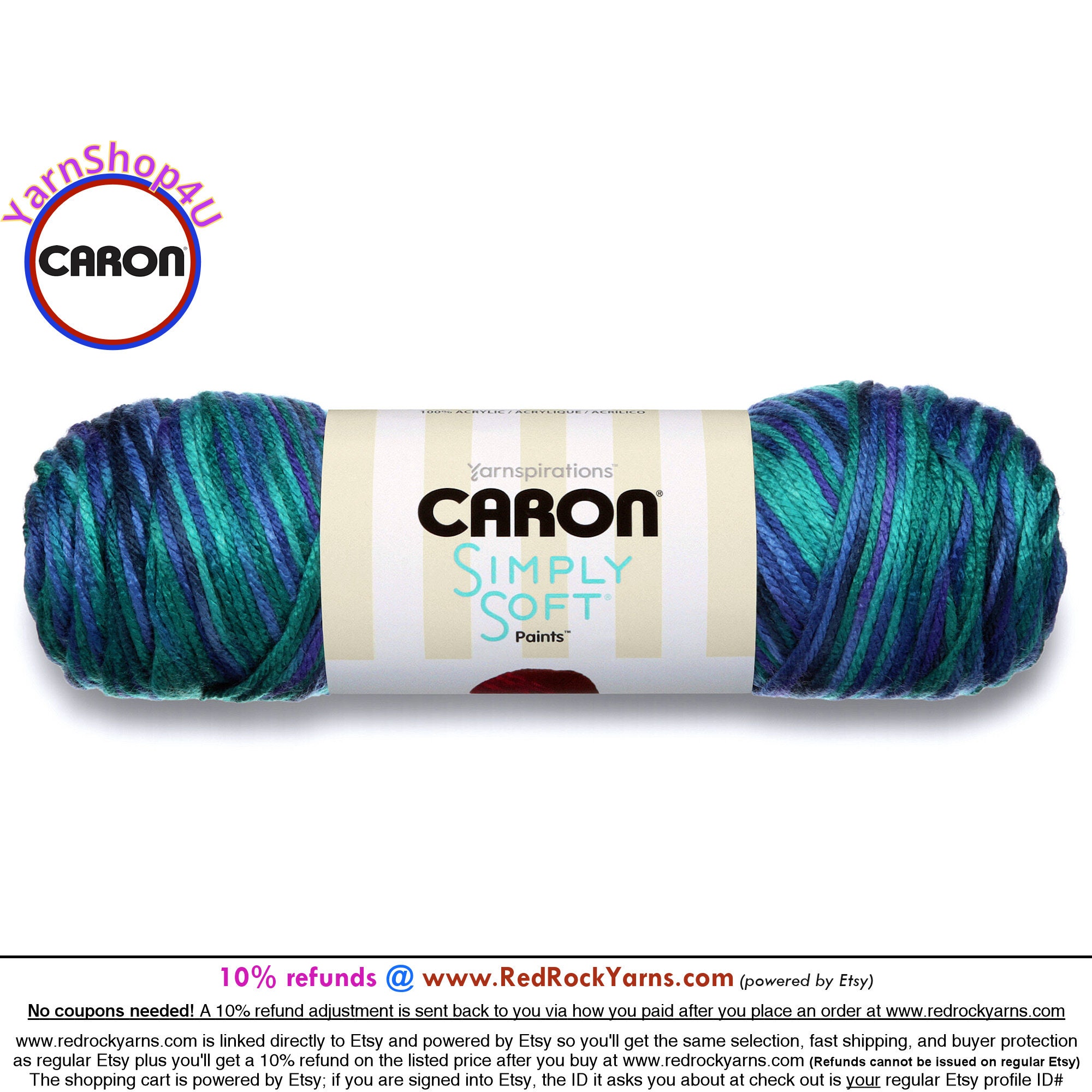 Caron Simply Soft Yarn Assortment (Ocean Tides)