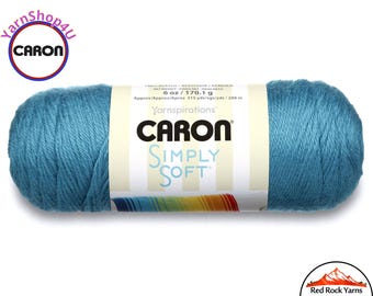 COBALT BLUE - Caron Simply Soft 6oz / 315yds (170g / 288m) 100% Acrylic yarn. Item H970039784