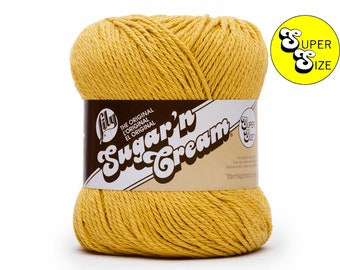 BAMBOO - Super Size 4oz | 190yds. 100% Cotton yarn. Original Lily Sugar N Cream. Color #18807 (4 ounces | 190 yards)