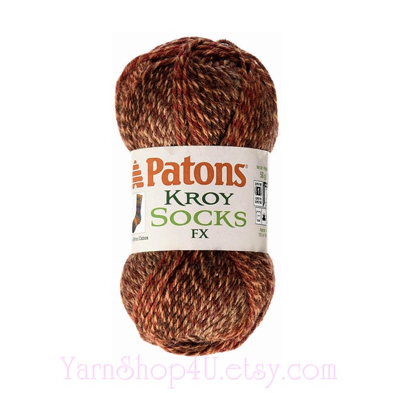 PATONS KROY COLORS OF COPPER SOCK YARN 166 YARDS