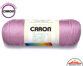 BLACKBERRY - Caron Simply Soft Collection 6oz / 315yds (170g / 288m) 100% Acrylic yarn. Item H97COL0005