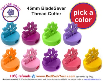 BladeSaver Thread Cutter - repurpose your old 45mm rotary blades (45mm blade not included)