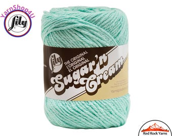 SEABREEZE - 2.5oz | 120yd The Original Lily Sugar N Cream 100% Cotton Yarn (2.5 ounce / 120 yards)