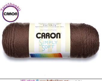 TAUPE - Caron Simply Soft 6oz / 315yds (170g / 288m) 100% Acrylic yarn. Item H970039783