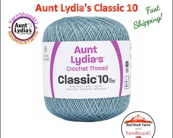 DELFT - Aunt Lydia's Classic 10 Crochet Thread. 350yds. Item #154-0480