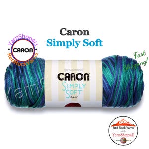 OCEANA - Pinturas Caron Simply Soft. Hilo 100 % acrílico de 141 g / 215 m (5 oz / 235 yd). Color n.° 22004.