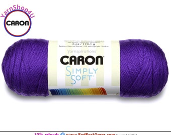 IRIS - Caron Simply Soft 6oz / 315yds (170g / 288m) 100% Acrylic yarn. Item H970039747