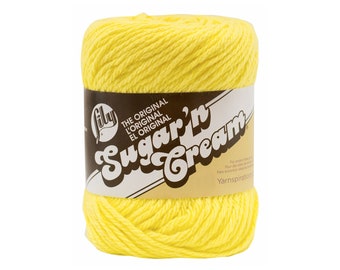SUNSHINE - 2.5oz | 120yd The Original Lily Sugar N Cream 100% Cotton Yarn