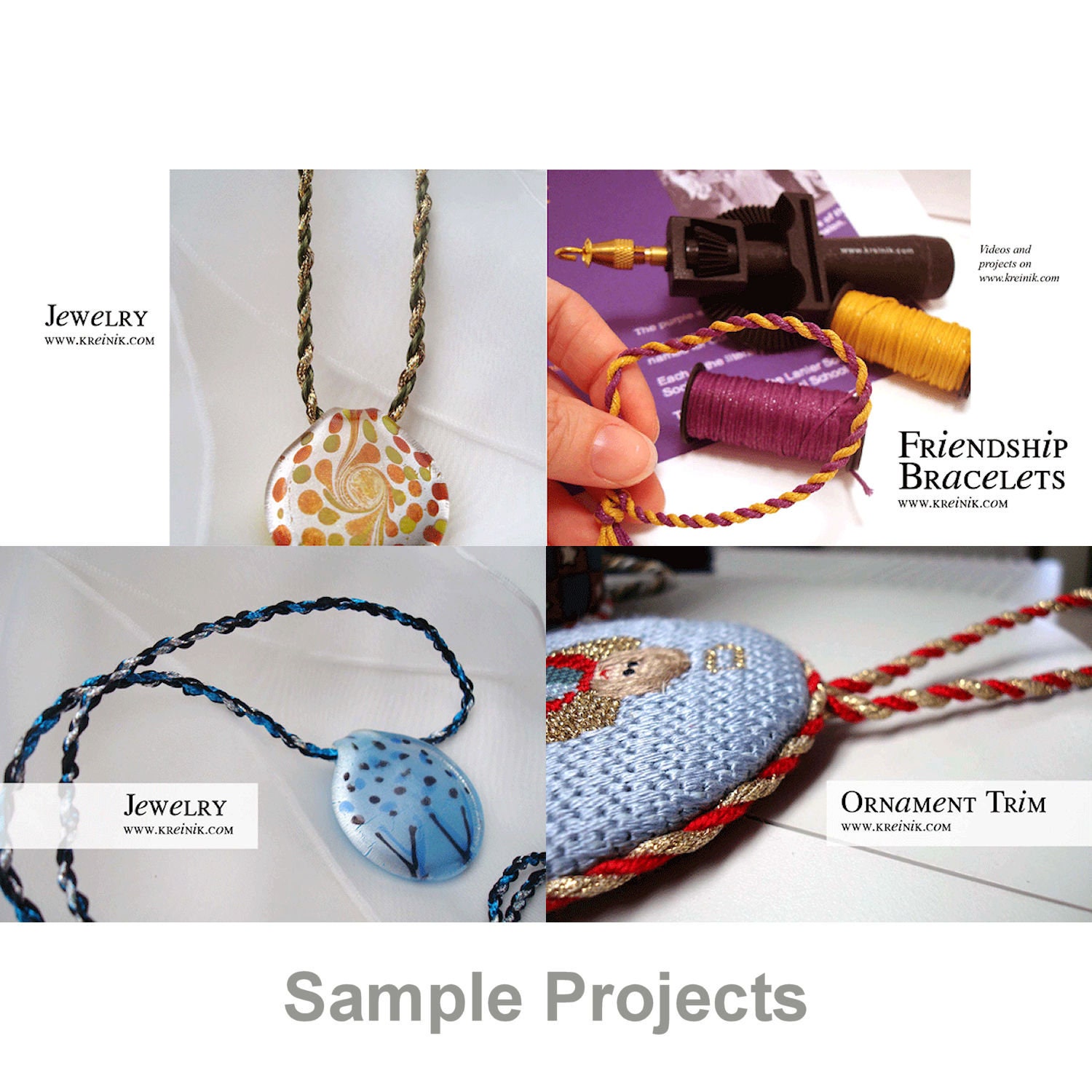 Kreinik Custom Corder. Hand crank to twist together two or more strands