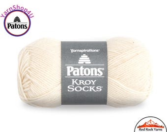 MUSLIN - Patons Kroy Socks Yarn is 1.75oz | 166yds Super Fine Weight (1) Sock Yarn. A Blend of 75/25% Wool/Nylon (50g | 152m)