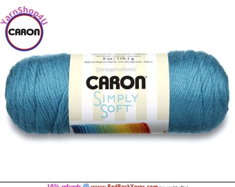 COBALT BLUE - Caron Simply Soft 6oz / 315yds (170g / 288m) 100% Acrylic yarn. Item H970039784