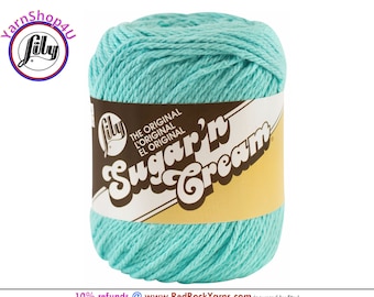 SEABREEZE - 2.5oz | 120yd The Original Lily Sugar N Cream 100% Cotton Yarn (2.5 ounce / 120 yards)