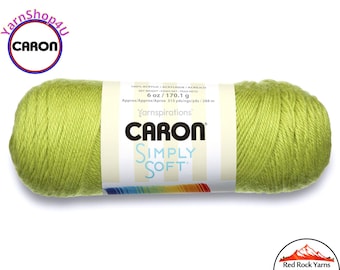CHARTREUSE - Caron Simply Soft 6oz / 315yds (170g / 288m) 100% Acrylic yarn. Item H970039771