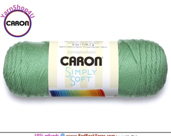Sage - Caron Simply Soft 6oz / 315yds (170g / 288m) 100% Acrylic yarn. Item H970039705