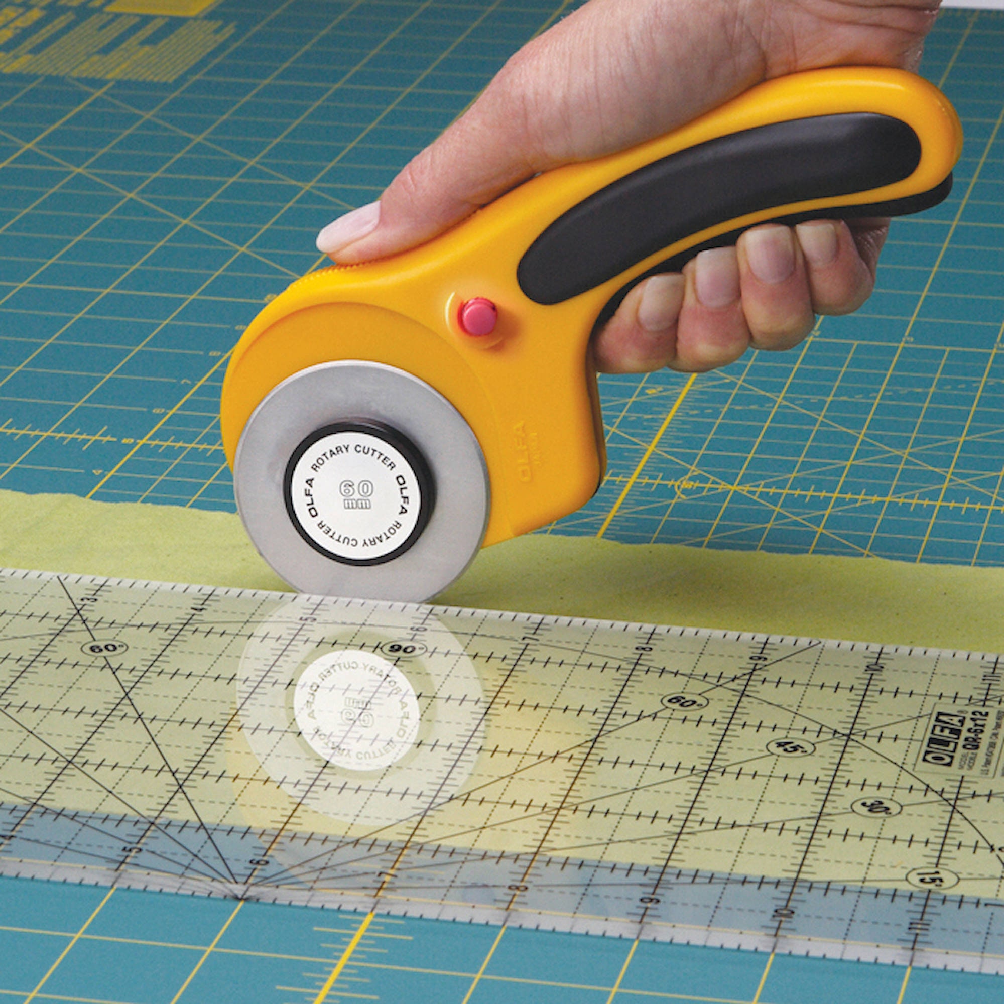 Sale! 60mm OLFA Deluxe Rotary Cutter Ergonomic Handle & Now comes