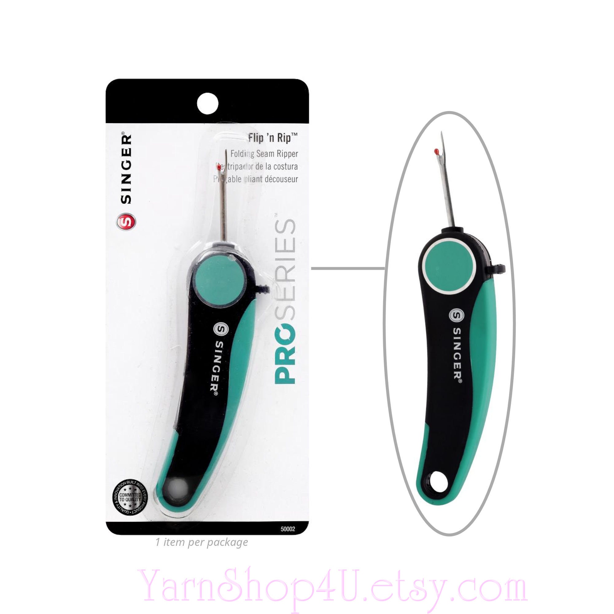 Singer ProSeries Folding Seam Ripper This Flip 'n Rip seam ripper