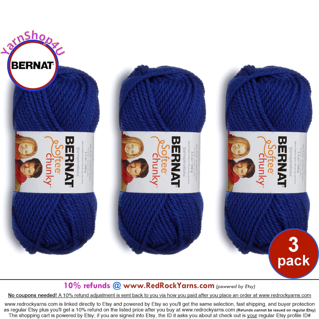 Bernat Softee Baby Yarn - Ombres-Little Boy Blue, Multipack of 3