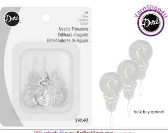 Dritz Needle Threaders 3pcs per package. Get 1 package or save more and get 3 packages! Item #249