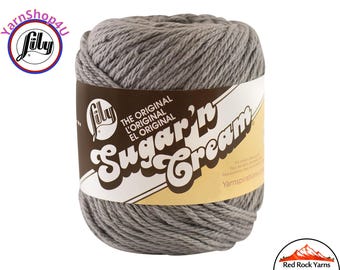 OVERCAST - 2.5oz | 120yd The Original Lily Sugar N Cream 100% Cotton Yarn (2.5 ounce / 120 yards)