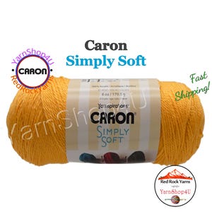 SUNSHINE - Caron Simply Soft 6oz / 315yds (170g / 288m) 100% Acrylic yarn. Item H970039755