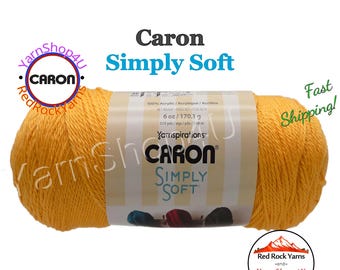 SUNSHINE - Caron Simply Soft 6oz / 315yds (170g / 288m) 100% Acrylic yarn. Item H970039755