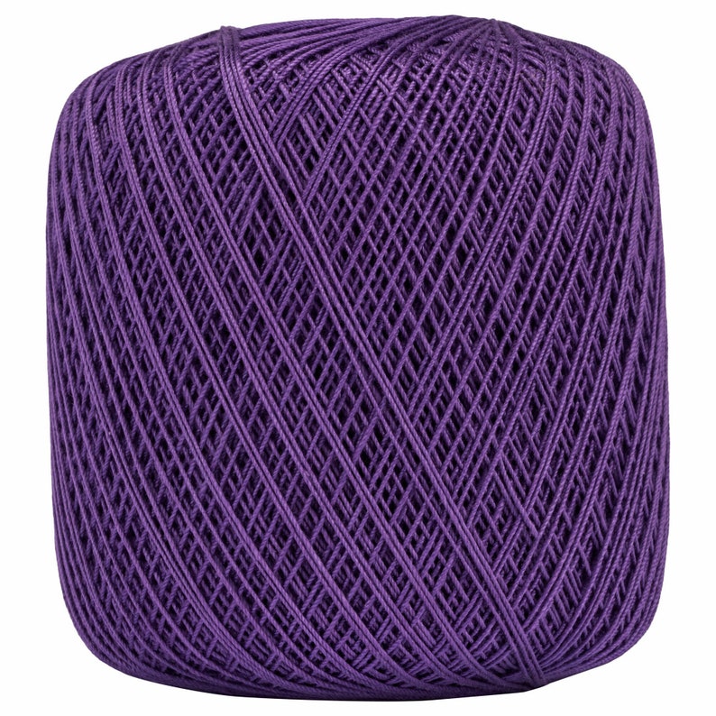 PURPLE - Aunt Lydia's Classic 10 Crochet Thread. 350yds. Item #154-0458 ...