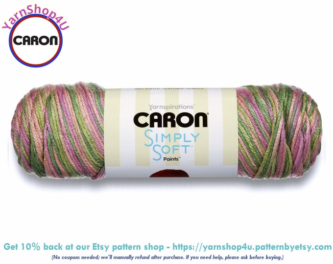 Caron Yarn Caron Simply Soft Paints Yarn (4) Medium Worsted Gauge