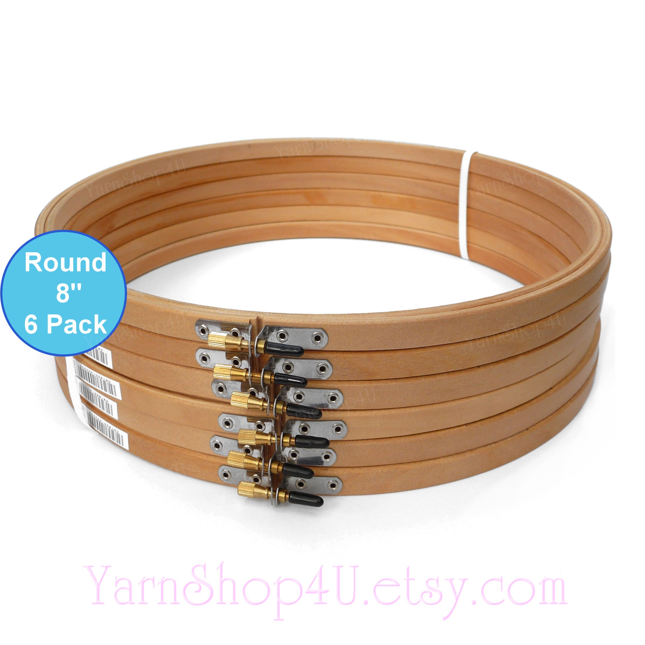 3" to 12" SUPERIOR QUALITY Rounded Edge Wood Hoops Frank A Edmund's 3" to 12" SUPERIOR QUALITY Rounded Edge Wood Hoops Frank A Edmund's