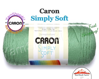 SAGE - Caron Simply Soft 6oz / 315yds (170g / 288m) 100% Acrylic yarn. Item H970039705