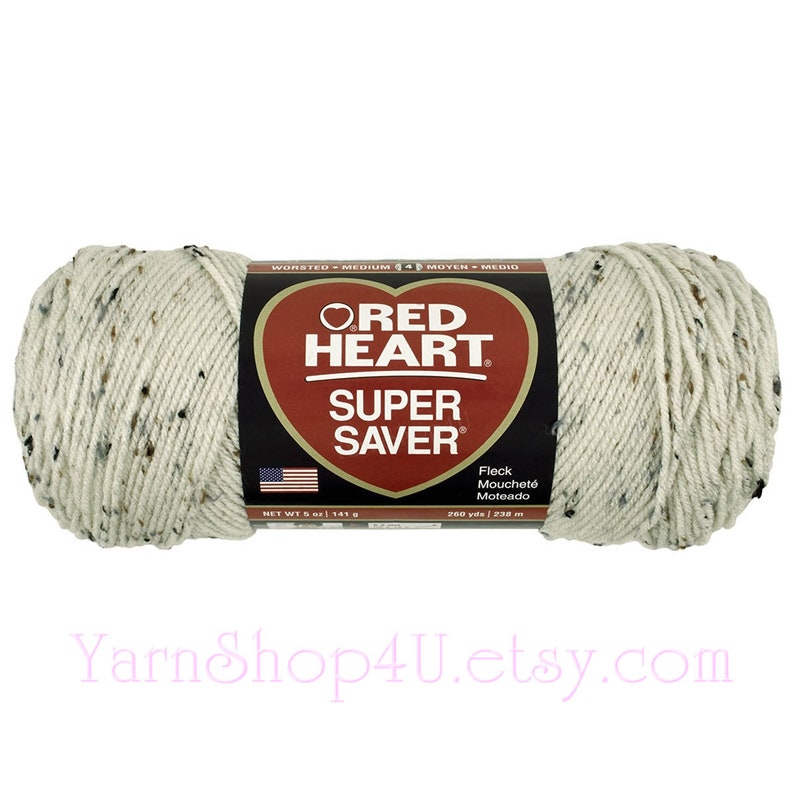 ARAN FLECK 3 Pack Red Heart Super Saver. 5oz Acrylic Yarn Etsy