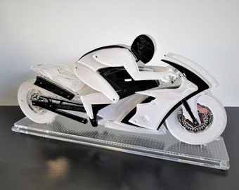Modern Motorcycle Sculpture