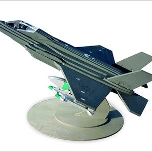 F-35 Kit de bricolaje de madera de avión coleccionable