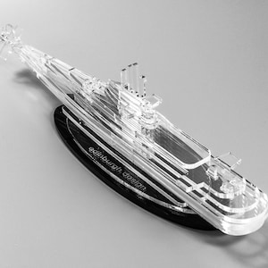 Military Ship Model Submarine Sculpture