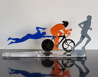 Swim. Bike. Run Athlete gift Triathlon Man