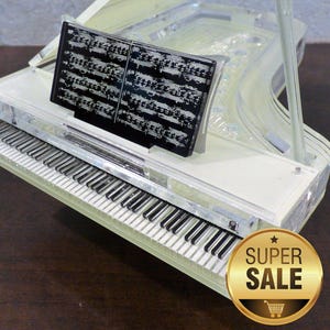 Unique Piano Sculpture Gift - Miniature Musical Instrument Figurine