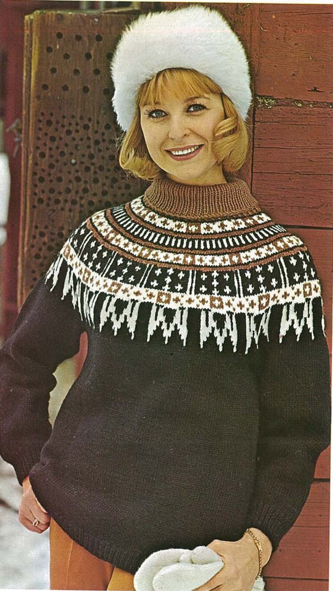 Norway 1963 Black Viscose Women's Sweater