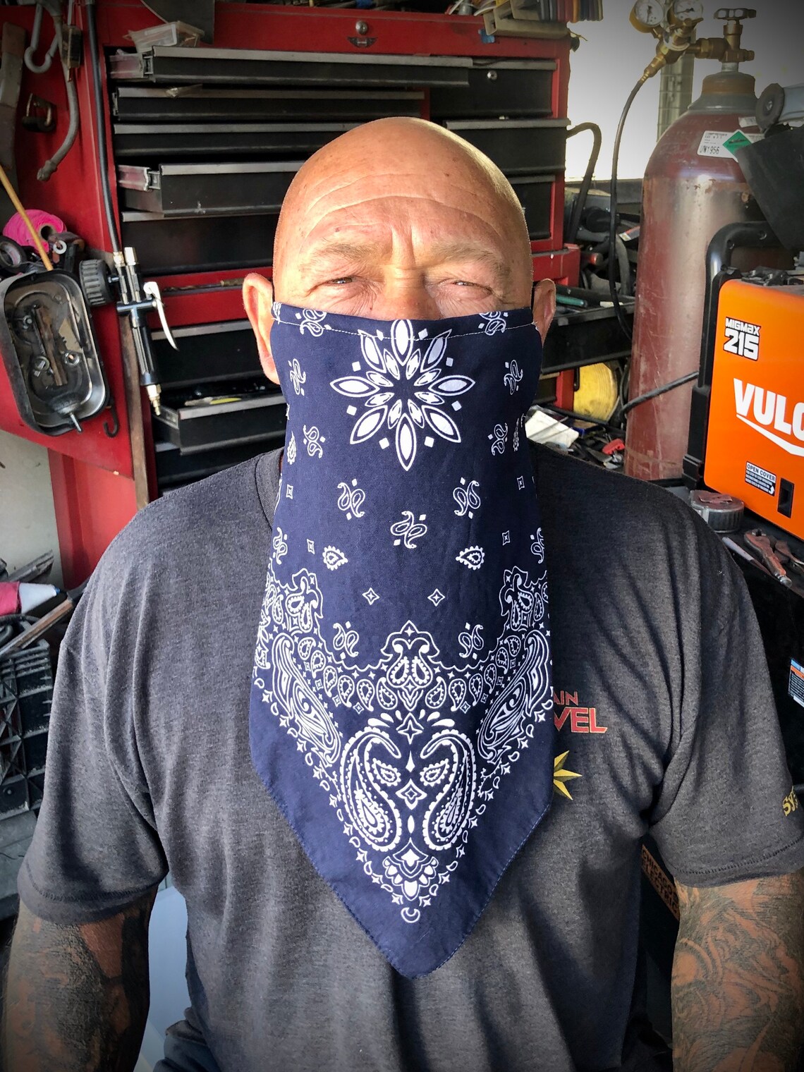 Beard Bandana Face mask with nose wire and comfort straps Etsy