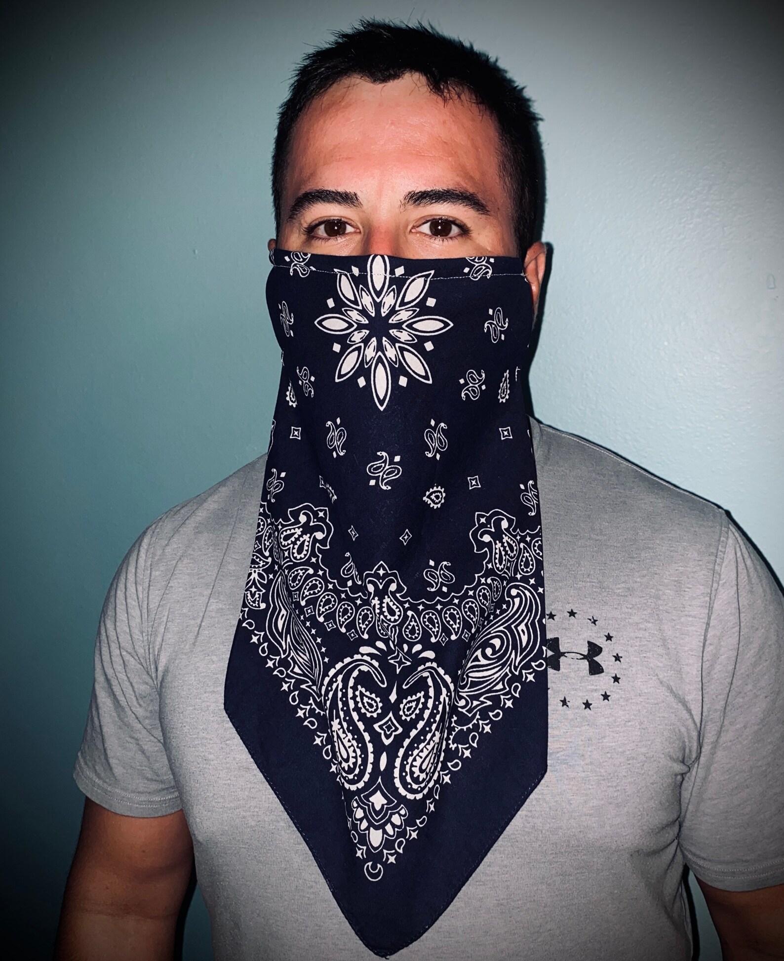 Beard Bandana Face mask with nose wire and comfort straps Etsy