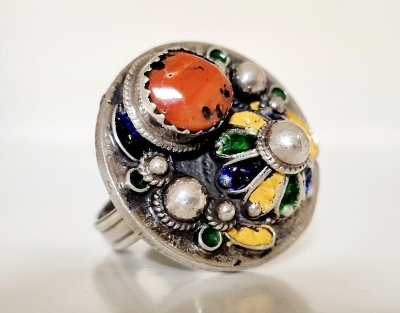 Kabyle Bague Berbere Homme Algérie Bague Ancienne Kabyle En Argent