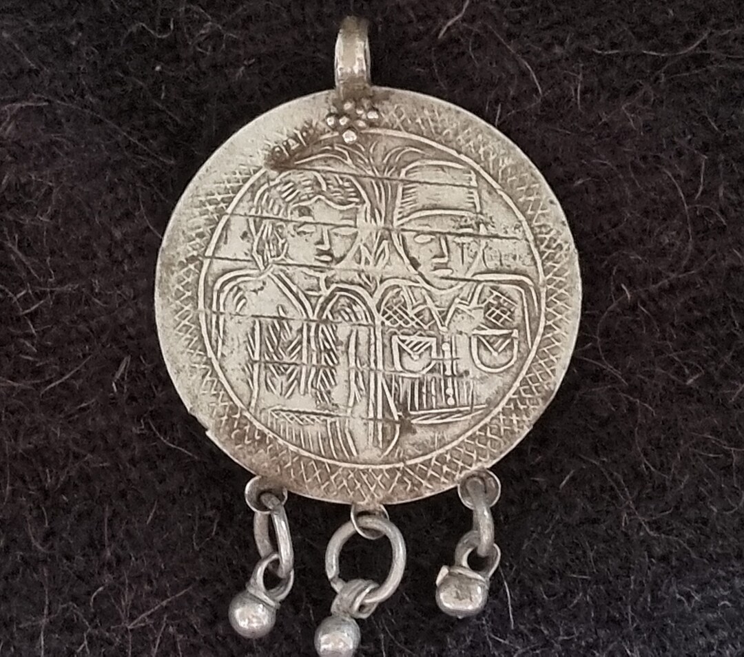Old Extra Small Silver Zar Amulet From Egypt Djinn Zar - Etsy