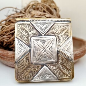 Collier Touareg Amulette De Protection – Niger – Artisanat Africain – Gris
