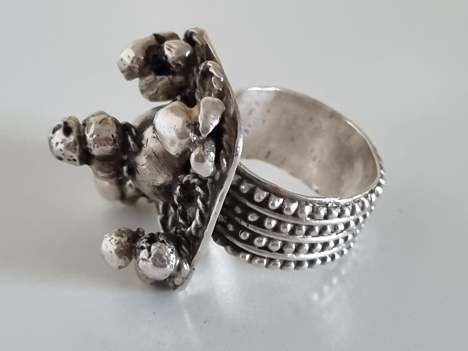 Antique Omani Silver Zar Ring Silver Ring From Oman Zar Etsy