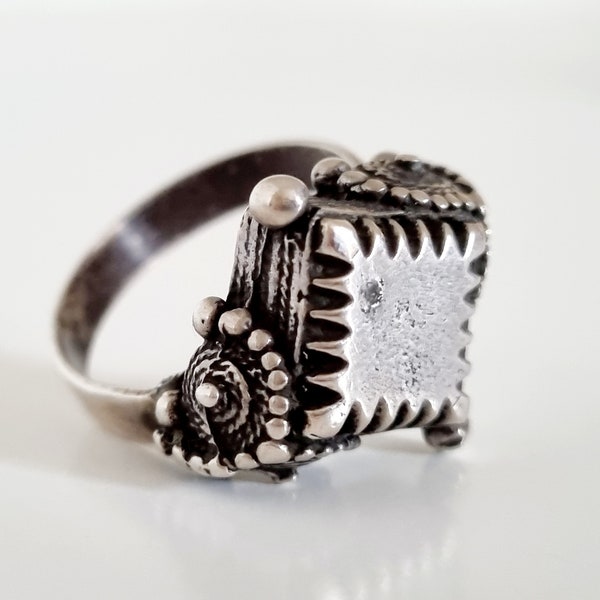 RESERVED - Sumatra Batak Karo silver ring, Batak karo ring, Sumatra silver ring, Indonesia antiques, Karo adat silver, RARE