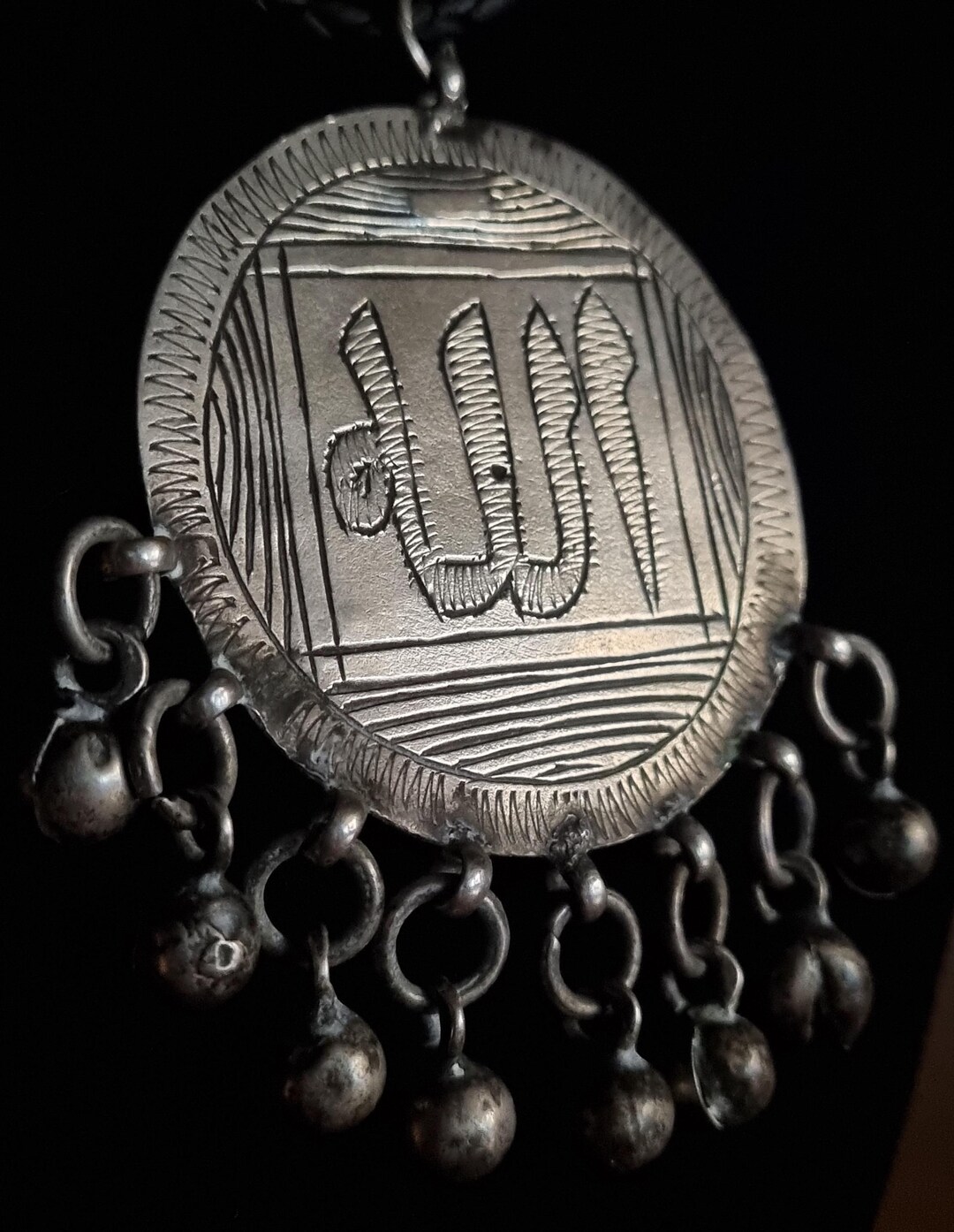 Egypt - Antique Silver Zar Amulet, Allah, Name of God, Djinn, Zar ...